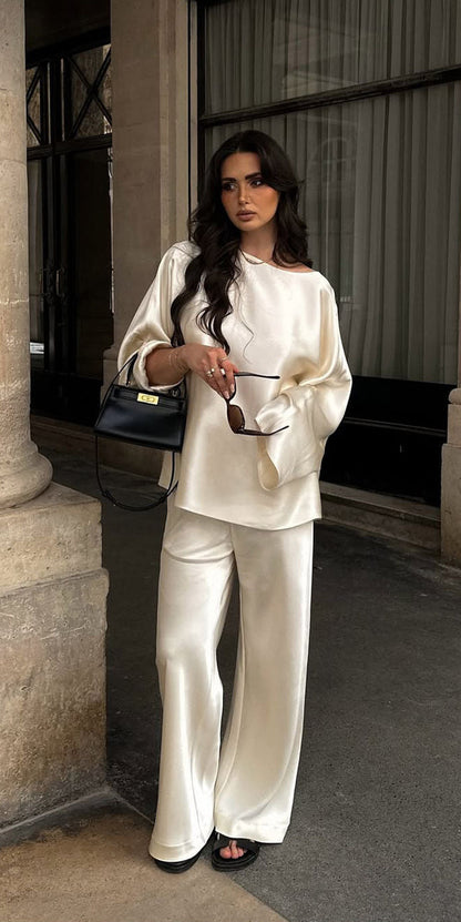 Ensemble Satiné Ivoire